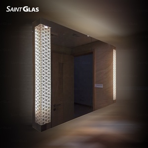 Cả hai bên gương treo tường Nhôm tùy chỉnh kích thước phòng Tắm Phong Cách Châu Âu trang sức Gương tủ bất động sản phát triển - Product Image 1