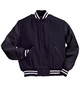 Best Selling Men's Wool Body Varsity Jackets <b>Top</b> Trending Custom Baseball Bomber Leather Varsity Jackets Embroidery Decoration - Product Image 6