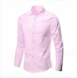 Camisas de Vestir Formales para Hombre, Nuevas, Personalizadas, al por Mayor, 2026, Camisas Casuales de Manga Larga con Cuello Alto para Hombre - Product Image 3