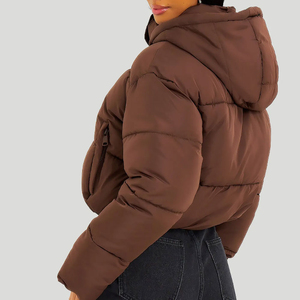 Latest Womens Eco-Friendly Windproof Lightweight Regular <b>Waterproof</b> Hooded Puffer Jacket Warm Breathable OEM <b>Winter</b> <b>Coat</b> Quick - Product Image 2