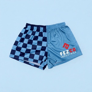 Custom rugby footy <b>shorts</b> Anti-bacterial sports <b>shorts</b> Digital printed <b>polyester</b> <b>shorts</b> Elastic waist men's <b>shorts</b> - Product Image 2