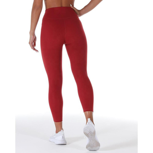 Most Popular Women's Casual Full Length Seamless Mid Waist Leggings Breathable 100% Polyester Quick Dry Leggings - Product Image 6