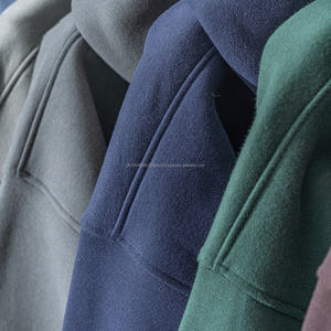 Custom Casual <b>Velour</b> Pullover Hoodie <b>Sweatshirt</b> Washed Soft Cotton for Everyday Wear Breathable Durable for Outdoor Activities - Product Image 2