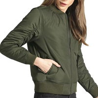 Nouvelle collection d'hiver, vêtements pour femmes, veste bomber rembourrée chaude, style motard, veste bomber tendance coupe-vent, finition satinée