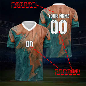 Maillot de football à prix d'usine, dernier design, maillot de football de bonne qualité pour hommes, prix de gros, personnalisation OEM - Product Image 1