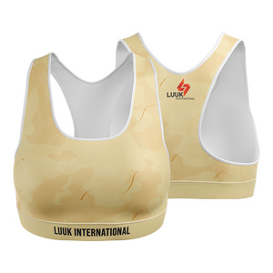 Soutien-gorge de sport sublimé pour femme, extensible, pour fitness et yoga, vente en gros d'usine, vêtements de sport personnalisés OEM - Product Image 1