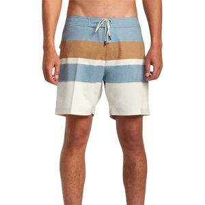 Bermuda multi-panneaux personnalisé pour hommes haut cordon de serrage été décontracté plage surf pantalon mode masculine impression personnalisée - Product Image 2