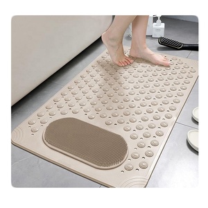 Alfombrilla de Baño Antideslizante Moderna, Alfombrillas de Vinilo para Ducha con Ventosas y Orificios de Drenaje, Alfombrilla de Baño de Diseño Moderno - Product Image 5
