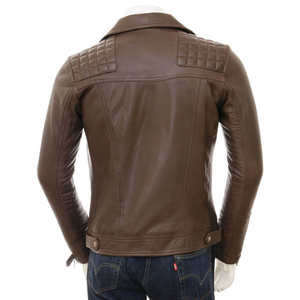 Chaqueta de cuero para hombre al por mayor para la colección de invierno, diseñada a medida con un aspecto elegante, chaqueta de invierno - Product Image 2