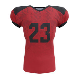 Uniforme de football américain pour hommes, maillot et pantalon à coupe athlétique et compressive, design personnalisé - Product Image 2