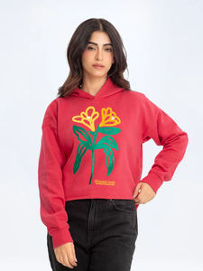 Sudadera con Capucha Bordada de Última Moda para Mujer, Estilo Holgado con Hombros Caídos, Servicio OEM Premium al por Mayor para Sudaderas de Invierno para Mujer - Product Image 4