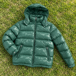 Blouson matelassé épais personnalisé à capuche, fermeture éclair intégrale, manteau d'hiver, logo personnalisé, isolé, unisexe, streetwear, vêtements d'extérieur, vente en gros - Product Image 1
