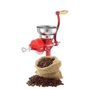 Moulin à café manuel à trémie basse pour céréales, épices, grains de café et noix - Product Image 1