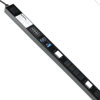 PDU Inteligente 120V 15A 8 Tomas NEMA 5-15R 4 C13 con Bloqueo de Botón, Monitoreo de Nivel, SNMP HTTP, Centro de Datos, Personalizable