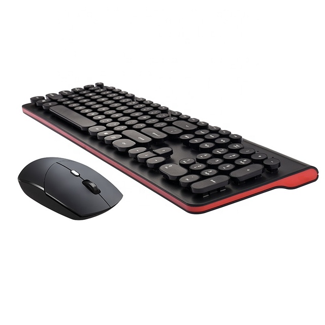 OEM ODM Custom Wireless Keyboard and Mouse Combo 104-Key Full Size Private Label Office Desktop Set