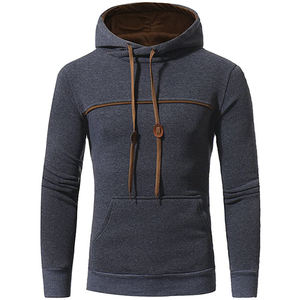 Sweat-shirt à capuche d'hiver pour homme, épais et chaud, en polaire, personnalisé, streetwear décontracté, 100% coton, ODM unisexe - Product Image 4
