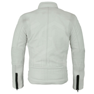 Nouvelle Arrivée 2026 – Blouson Homme en Cuir Véritable Col Montant Style Motard Tendance Hiver – Veste OEM Disponible - Product Image 2