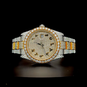 Reloj Mecánico de Acero Inoxidable Puro para Hombre con Cristal de Moissanita, Estilo Hip Hop Iced, Deportivo, de Negocios, Antiguo, Venta al por Mayor - Product Image 1