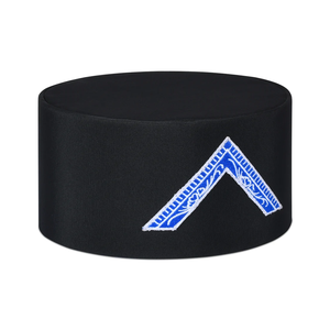 Gorra de la Corona del Maestro Masónico de la Logia Azul, Negra y Azul, Fabricada en Pakistán, OEM, Insignia Masónica - Product Image 2