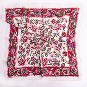 Cotton Floral Bandana <b>Square</b> <b>Scarf</b> Multifunctional Casual Spring Summer Headwear 53x53cm Handkerchief For Unisex Outdoor - Product Image 6