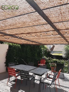 Eco2go Vietnam <b>Heavy</b>-<b>Duty</b> Windproof Pergola Coir Shade Sail 85% UV Block Natural Coconut Sun Canopy for Outdoor <b>Gazebo</b> & Patio - Product Image 2