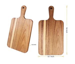 Elegante Tabla de Cortar de Madera, Gruesa y Duradera, Apta para Cuchillos, Acabado Liso, con Asa, Diseño Ligero, Ideal para Cortar y Servir - Product Image 6