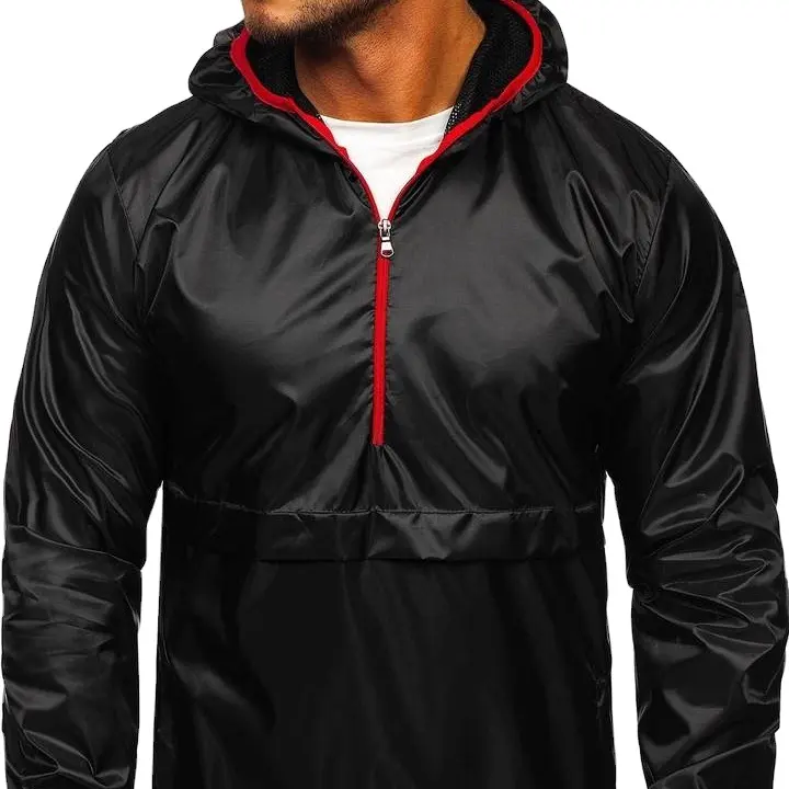 블랙 컬러 남성 자켓 최고의 나일론 폴리 에스테르 고품질 겨울 착용 낮은 가격 Anorak 자켓 남성용 XAPATA 스포츠