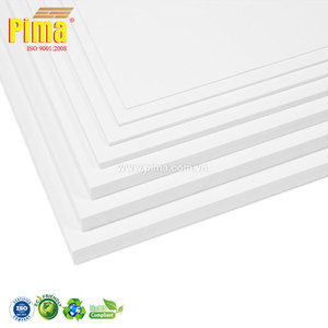 White WPC PVC Foam Board <b>Sheet</b> 10mm <b>Thick</b> 0.6 G/cm3 Density Lead Free <b>Plastic</b> Panels for Wall Decoration - Product Image 3