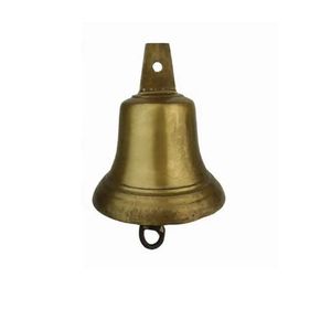 Clochettes suspendues en laiton poli sur mesure, artisanat métallique, carillons à vent, petites clochettes dorées pour la décoration de Noël - Product Image 5