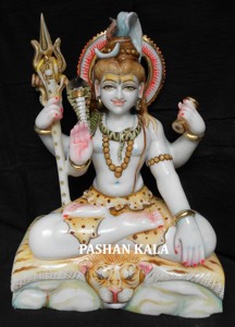 Exportador de Hermosas Estatuas de Shiva en Mármol - Product Image 4