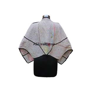 Chaquetas Vintage 100% Algodón Puro, Acolchadas Kantha, Transpirables, Estampadas Digitalmente, Estilo Bohemio, para Otoño e Invierno - Product Image 6