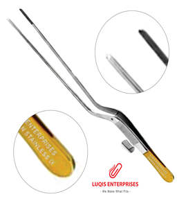 Pinzas Adson Bayonet con Puntas de Carburo de Tungsteno, Pinzas Quirúrgicas de Acero Inoxidable, Instrumento Médico - Product Image 4