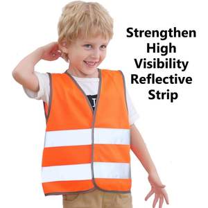 2025 Lot de 10 gilets de sécurité vert néon haute visibilité pour costume de construction de 12 à 16 ans - Product Image 3