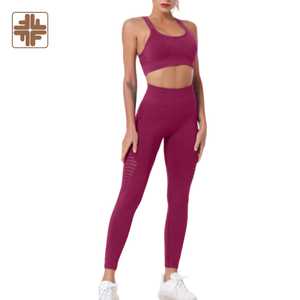 Taiwán 2 piezas sujetador y Leggings largos conjunto fitness yoga desgaste - Product Image 1