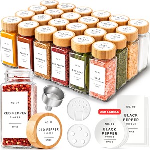 Ensemble de pots à épices en bois de teck, 9 pièces, organisateur de cuisine, vente en gros, Moradabad - Product Image 3