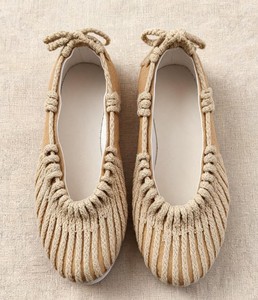 Sandalias Planas de Rafia Natural para Mujer, Hechas a Mano, Ligeras, con Aumento de Altura, Desechables - Product Image 1
