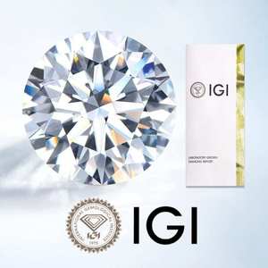 แหวนเพชรทรงลูกแพร์ 6 กะรัต ทองคำขาว 14K ได้รับการรับรองจาก IGI เพชร CVD คุณภาพ VS1 สี F สำหรับผู้หญิง หรูหรา โรแมนติก น้ำหนัก 4 กรัม - Product Image 6