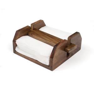 Servilletero de Madera para Bodas, Diseño Moderno y Elegante, Ecológico, Duradero, Anillos para Servilletas de Color Personalizado para Uso en el Hogar y Restaurantes - Product Image 2