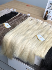 ผมเวียดนามแท้แบบ Remy  ตัดจากผู้บริจาคคนเดียว  หนังกำพร้าผมยังอยู่ครบ  ปลายผมหนา  ตรงธรรมชาติ  หนาเป็นพิเศษ  แบบ Super Double Drawn  ติดด้วยวิธี Skin Weft ด้วยเครื่องจักร - Product Image 4