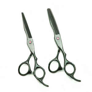 Ciseaux de coiffure professionnels en acier japonais 440c, titane, pour salon de coiffure, durables et résistants pour une coupe de qualité. - Product Image 3