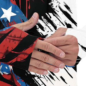 Camisa de Pesca con Capucha y Manga Larga para Hombre, con Estampado Personalizado por Sublimación, Protección Anti-UV UPF 50, Poliéster - Product Image 6