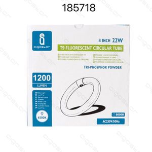 Tubo circolare fluorescente T9 da 8 pollici 22W 1200Lumen 6500K bianco freddo AC230V 50Hz - Product Image 1