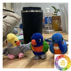 Handmade Crochet Animal Dolls Cute Yarn Animals <b>Rabbit</b> Bear Cat Dog Figures for Wholesale <b>Gift</b> and Decoration - Product Image 2