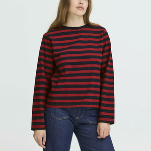 T-shirt en coton pour femmes, mode décontractée, manches courtes, logo personnalisé, vêtements en gros, fournisseur en gros, fabricant de haute qualité - Product Image 1