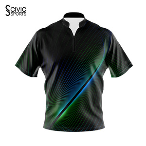 Custom designed bowling jerseys made with ultra-light breathable fabric featuring bold sublimation designs - Product Image 1