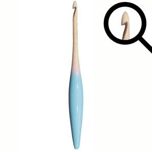 Affordable ergonomic wood semi colored <b>crochet</b> <b>hooks</b> wholesale perfect for businesses seeking eco friendly tools - Product Image 3