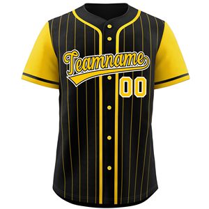 Vêtements de sport, maillot de baseball à boutons, polyester léger, style athlétique élite, personnalisez votre design, qualité fiable, couleur pleine. - Product Image 1