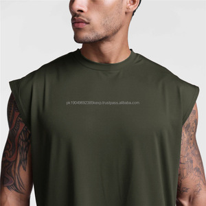 OEM Summer High Quality <b>Men's</b> Cotton Tank <b>Top</b> Fitness Gym <b>Men</b> Tank <b>Top</b> High Quality Reasonable Price - Product Image 5