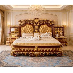 Modern Handcarved Durable Bedroom Furniture Home USA Hot Sale Teak Wood <b>Bed</b> Set Storage Extendable Customizable Sizes Factory - Product Image 5