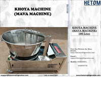 Évaporateur de lait automatique robuste en acier inoxydable, machine professionnelle de fabrication de Khoya, traitement laitier de haute qualité, Mawa